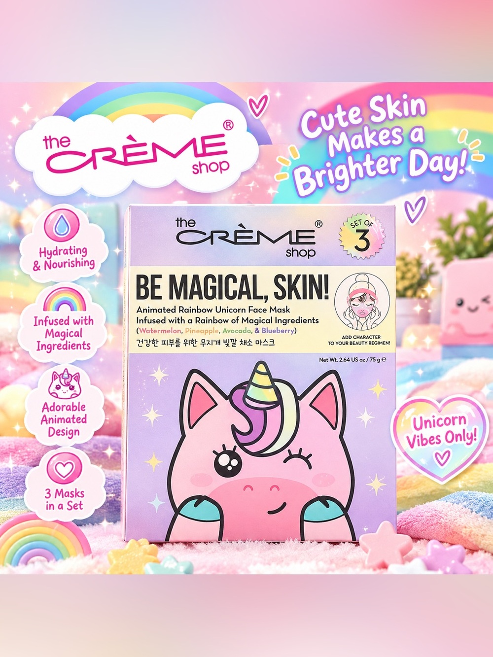 The Crème Shop- Be Magical, Skin! Animated Face Mask